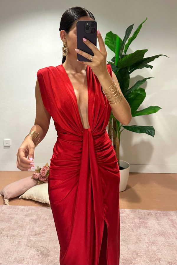 VESTIDO ROJO TRIANA