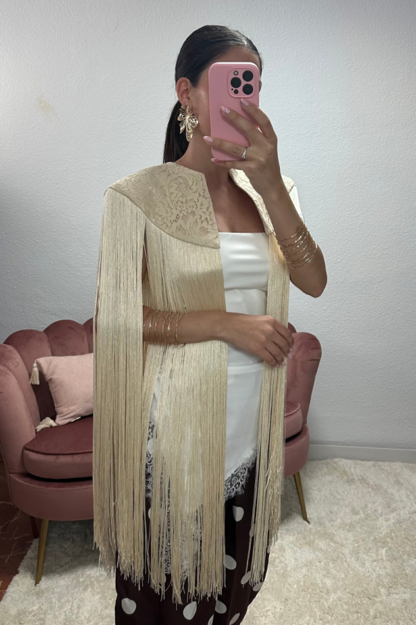 CAPA DE FLECOS BEIGE