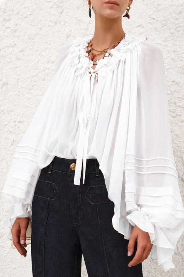 BLUSA BLANCA FIORELLA