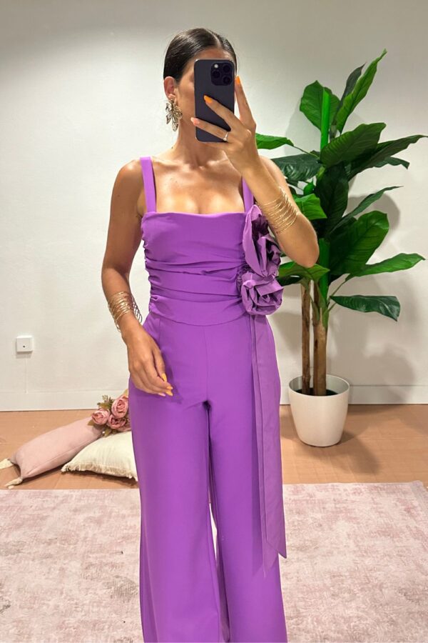 CONJUNTO MORADO FLOR