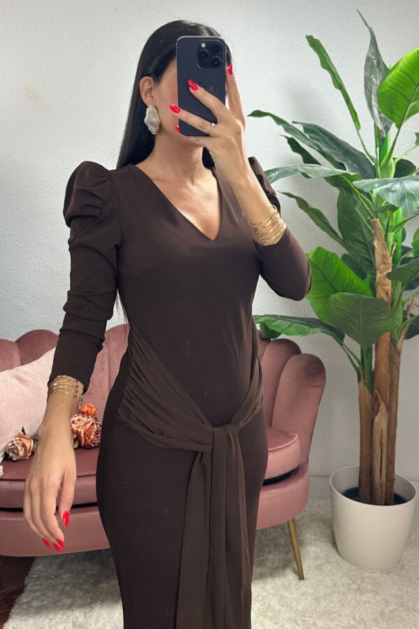 VESTIDO CHOCOLATE DANIELA